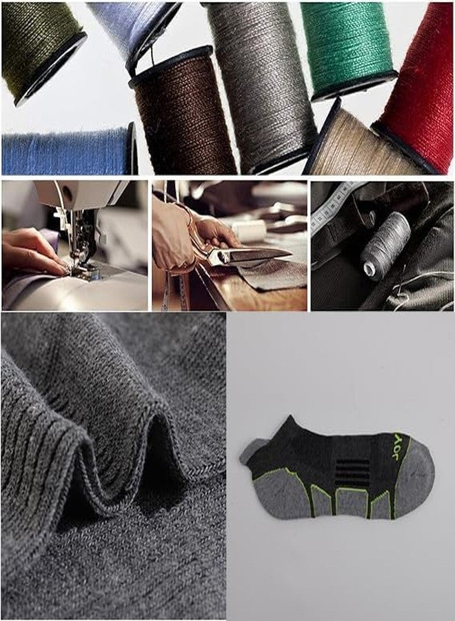 JOYNÉE 6 Pairs Mens Ankle Running Socks Men Low Cut Athletic Socks with Cushion - Image 2