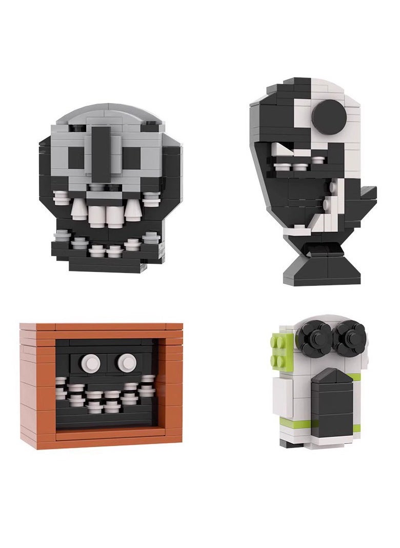 General Building block set doll monster combination friend monster door DOORS building block toy highly restored can be used as room decoration ornaments  - Image 1