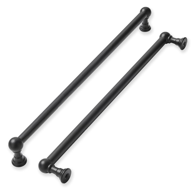 khtumeware 3 Pack Appliance Handle Pull 18 Inch Hole Center Matte Black Cabinet Pulls Heavy Duty Solid Cabinet Handles for cabinets Dressers Kitchens Handles Bathroom cabinets - Image 2