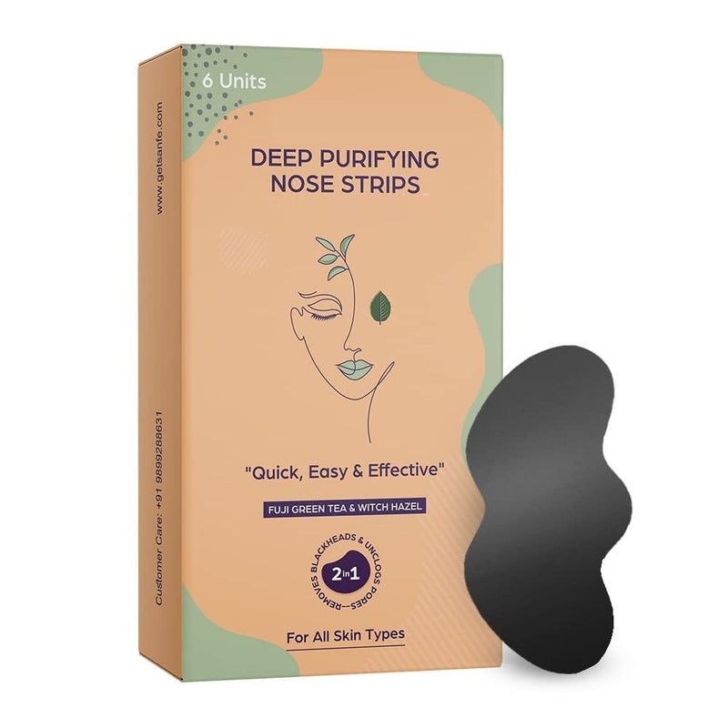 Generic Deep Purifying Nose Strips for Women  Men  Instant Removes Whiteheads Blackheads Pore Strips and Deep Face cleanses poresInstant Result Cleaner  Minimizer  - Image 1