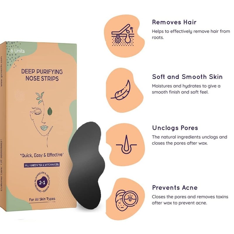 Generic Deep Purifying Nose Strips for Women  Men  Instant Removes Whiteheads Blackheads Pore Strips and Deep Face cleanses poresInstant Result Cleaner  Minimizer  - Image 2