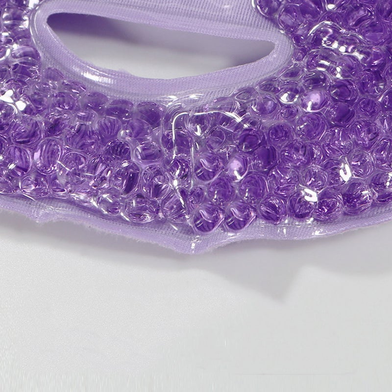 2pcs Cooling Facial Reusable Hot Cold Therapy Gel Cooling Masks - Image 3