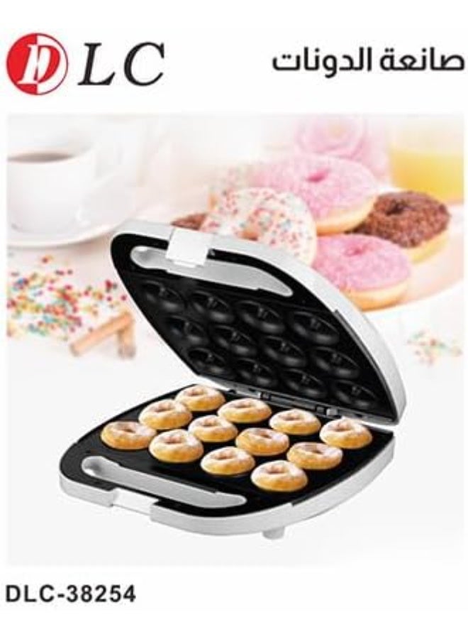 دي إل سي  صانعة الدونات الكهربائية، 12 فتحة، سريعة وسهلة، أطباق ساخنة غير لاصقة لخبز الوجبات الخفيفة في المنزل - Image 3