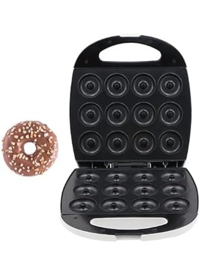 دي إل سي  صانعة الدونات الكهربائية، 12 فتحة، سريعة وسهلة، أطباق ساخنة غير لاصقة لخبز الوجبات الخفيفة في المنزل - Image 4