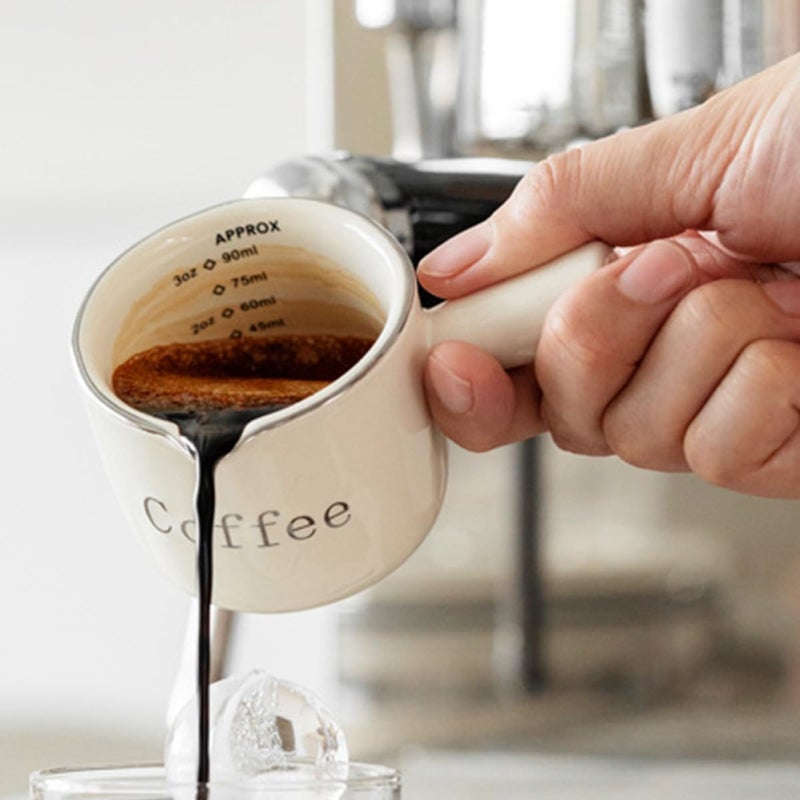 BESPORTBLE Ceramic Coffee Creamer Pitcher with Handle 150ml Small Measuring Milk Jug for Home Kitchen Coffee Bar Supplies - Image 4