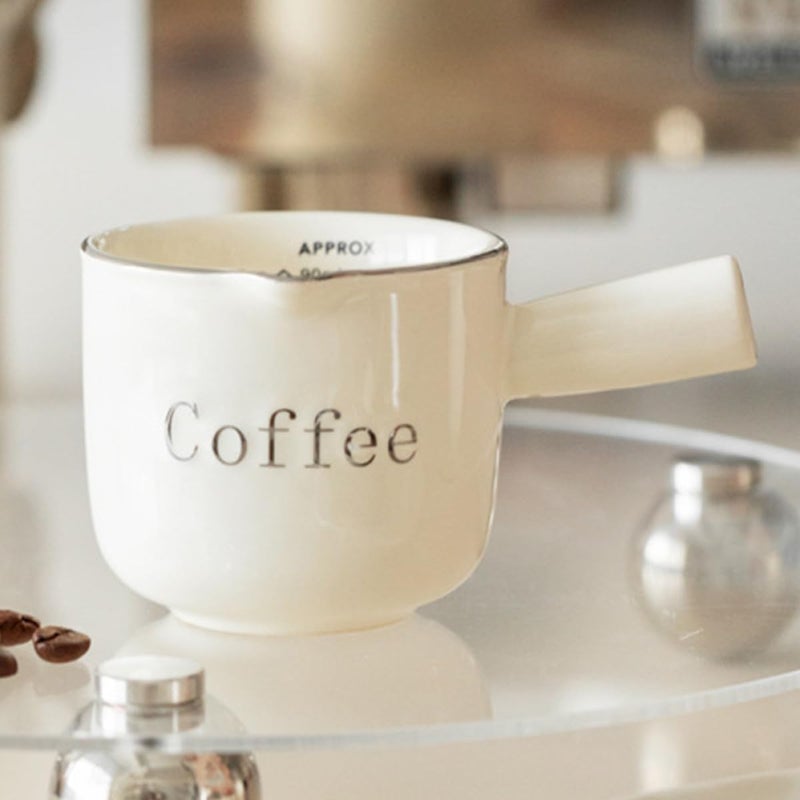 BESPORTBLE Ceramic Coffee Creamer Pitcher with Handle 150ml Small Measuring Milk Jug for Home Kitchen Coffee Bar Supplies - Image 5