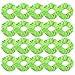 Didder 20 Pcs Hair Scrunchies Solid color Soft Scrunchies Hair Ties Green Velvet Scrunchy Elastics Bobbles Ropes Scrunchie Hair Bands for Women Girls - Image 2