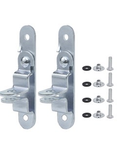 SYOSI Cargo Trailer Door Latch Hasp Keeper, for Ramp Padlock, Race Bar Lock Handle Enclosed Car Hauler, Enclosed Trailer Door Latch (Industrial Grade Steel, Comes with Screws and Waterproof Nuts)  - Image 1