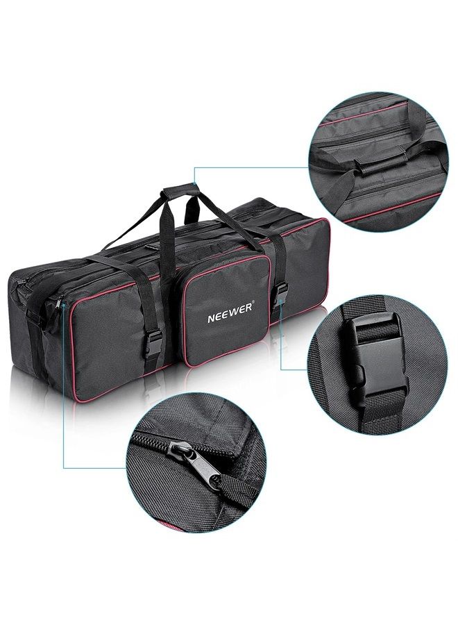 Neewer 39"x10"x10"/100x25x25cm Photo Video Studio Kit Carrying Bag with Extra Side Pocket for Light Stands, Boom Stands, Umbrellas - Image 1