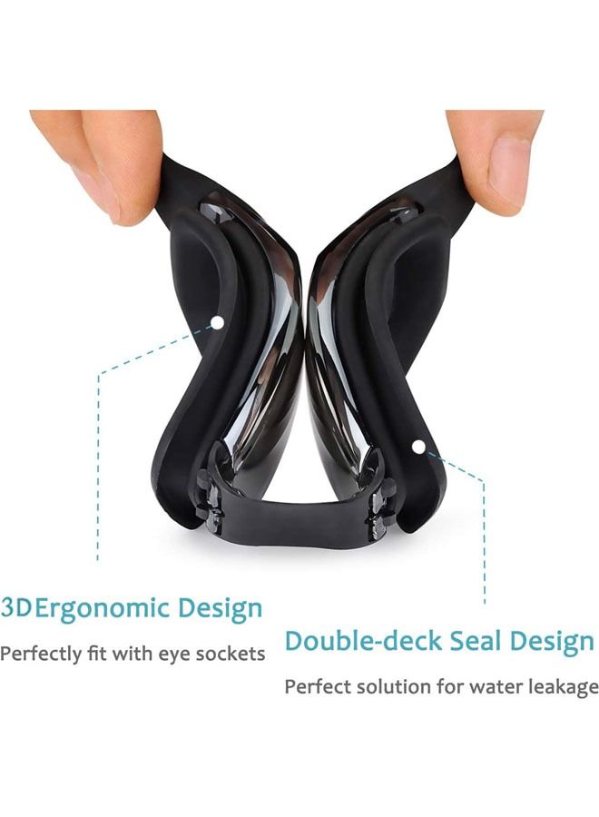 Rock Pow Swim Goggles, Swimming Goggles No Leaking Full Protection Adult Men Women Youth - Image 4