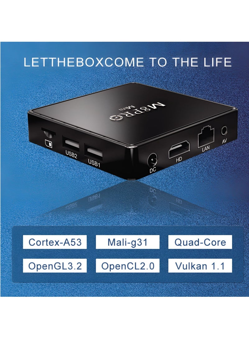 BORTONY - Retro Game Console M8 Pro Mini HD Game Box 64G Built In 10000 Games for PS1 SFC Wireless Gamepad Console for Android 12.1 TV Box - Image 1