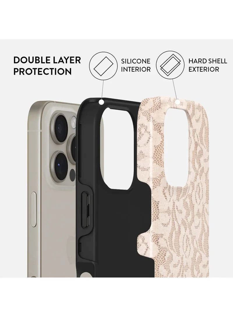 BURGA iPhone 16 pro Case, 2 Piece Hard Shell + TPU Silicone Interior, Shock Absorption, All Port Accessible, Raised Bezel For Screen & Camera Protection, Never Fading HQ Print,Gone Country