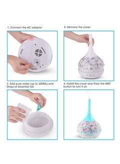 DANUBE HOME 1-Piece Assorted Aroma Electric Diffuser With Adapter 300ml  - Image 3