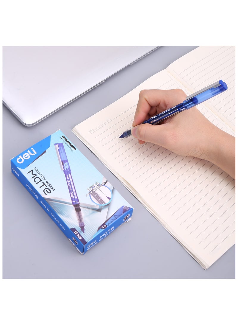 Deli Roller Pen Low Odor Ink - (12 Pcs) - Image 5