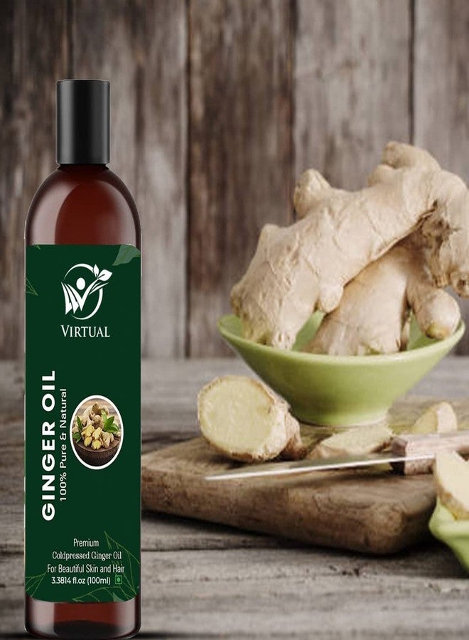 VIRTUAL Pure Ginger Bath Oil For Stronger Hair, Body Skin Care, Moisturizing Dry Skin, Cold Pressed Oil With No Mineral & Silicones - Image 4