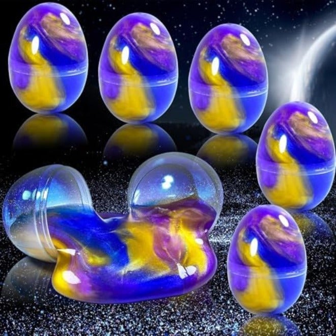 WUJYLY 4 Pack Galaxy Slime Kit,Party Favors for Kids, Non Sticky,Wet,Stress & Anxiety Relief,Slime Bulk for Boys Girl,Cute Stuffers,Super Soft Sludge Toy - Image 5
