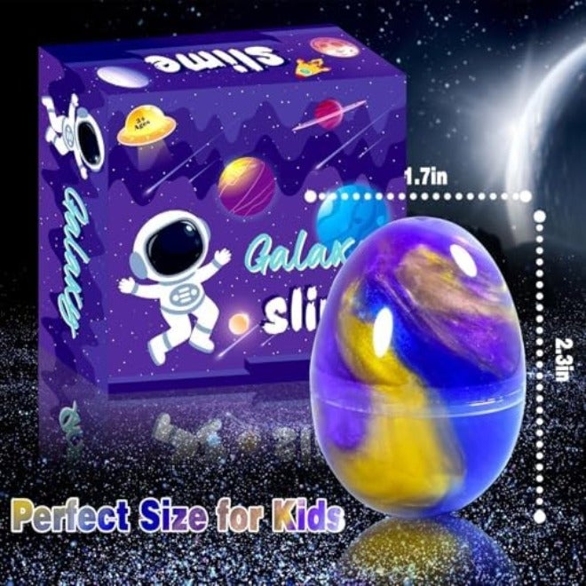 WUJYLY 4 Pack Galaxy Slime Kit,Party Favors for Kids, Non Sticky,Wet,Stress & Anxiety Relief,Slime Bulk for Boys Girl,Cute Stuffers,Super Soft Sludge Toy - Image 4