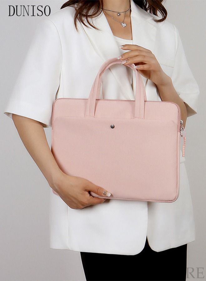 DUNISO 15.6 Inch Laptop Bag Lightweight Computer Bag Travel Business Briefcase Water Resistance Shoulder Messenger Bag for Men and Women Work Office - Image 3