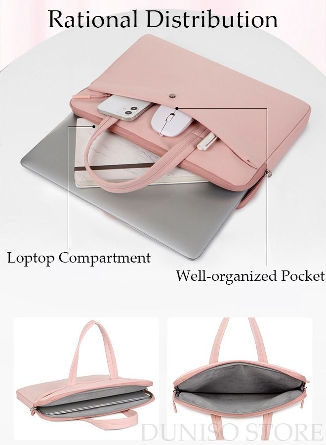 DUNISO 15.6 Inch Laptop Bag Lightweight Computer Bag Travel Business Briefcase Water Resistance Shoulder Messenger Bag for Men and Women Work Office - Image 2
