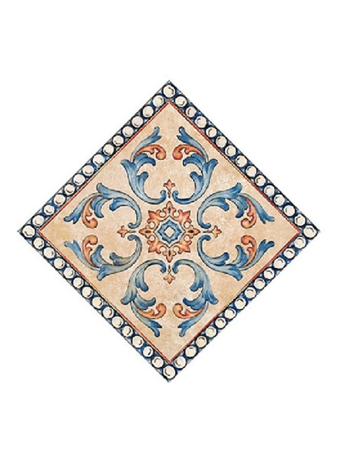 NIBEMINENT 20-Piece Waterproof Self Adhesive 3D Ceramic Tile Stickers 20 Multicolour 12x12x2centimeter