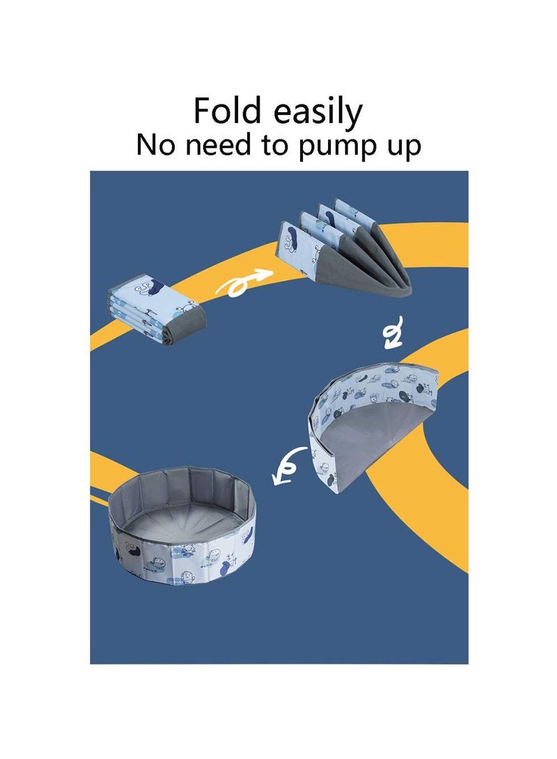 Anmi Foldable Portable  Kids Ball Pit Pool   47 * 12 Inches (Balls not included) - Image 2