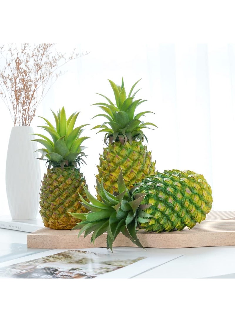QIRMIZI QIRMIZI Artificial Pineapple -Simulated Fruit Decoration  Lifelike Fake Fruit Model  Perfect for Home Decor  Kitchen  Party & Photography Prop - Realistic & Eco-Friendly Green Small  - Image 5