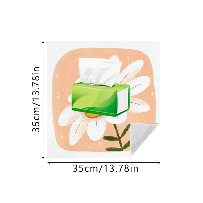 Self Adhesive Magic Wrap Cloth 70cm x 70cm Ladybug Daisy Cleaning Cloth - Image 5