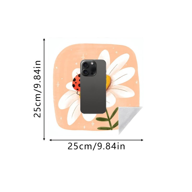 Self Adhesive Magic Wrap Cloth 70cm x 70cm Ladybug Daisy Cleaning Cloth - Image 3