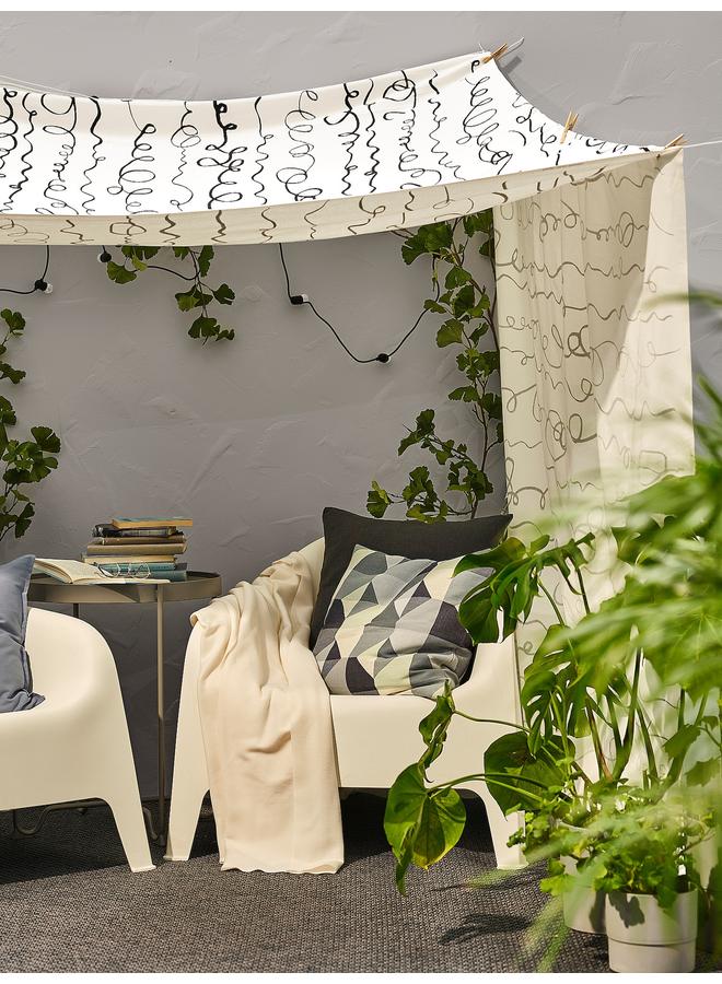 زبون كرسي بذراعين، خارجي، أبيض - Image 3