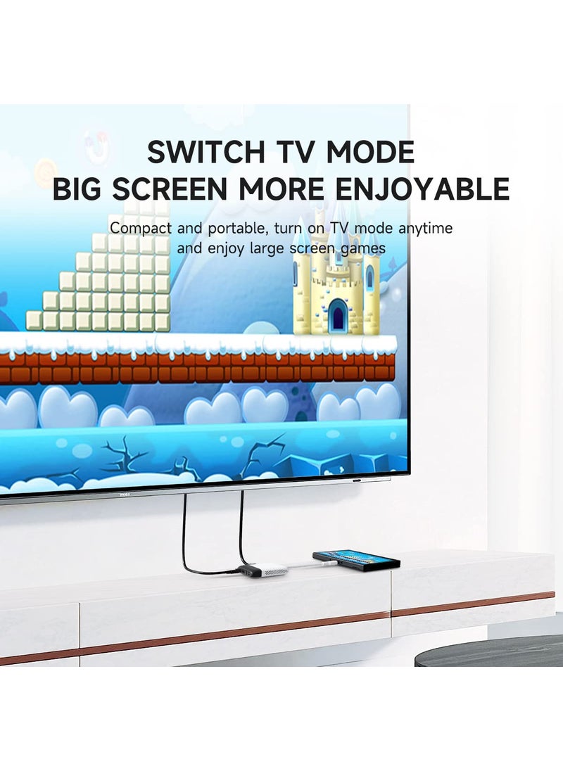 Hagibis Hagibis Switch Video Capture Card Portable Switch Dock for Nintendo Switch/iPhone 16 15 Pro Max Live Streaming Gaming USB 3.0 1080P 60Hz Video Recorder, Quest 3 with 4K HDMI(White MS2130 Chip)  - Image 5