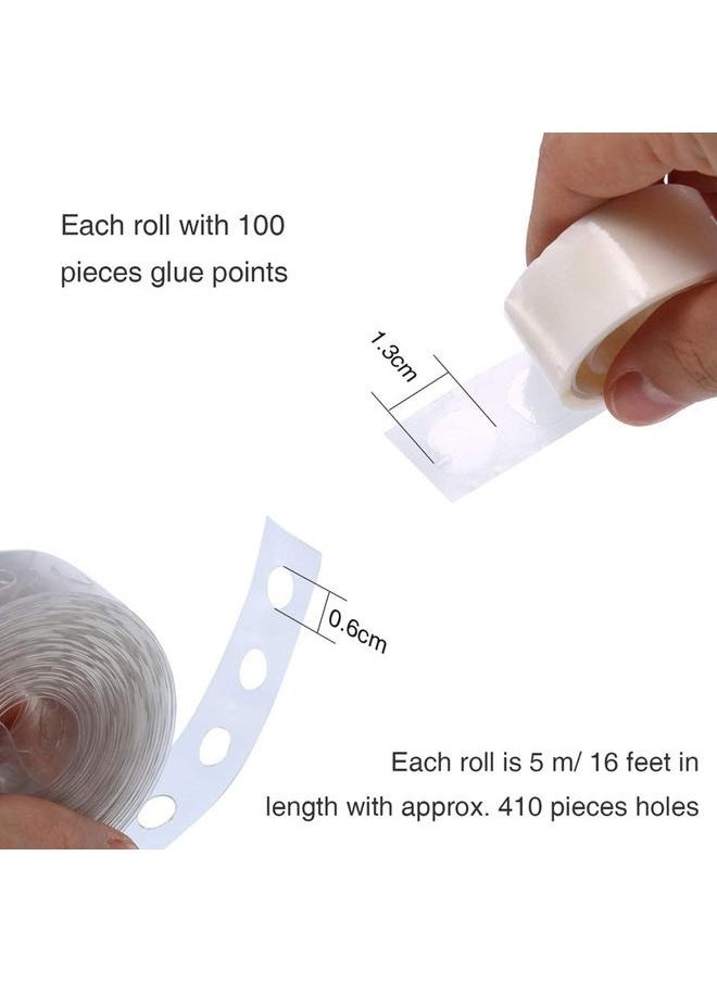 yongsheng 4- Piece Balloon Arch Garland Decorating Strip Dot Kit For Balloon Decoration， 2 Rolls Balloon Tape Strips with 2 Rolls Balloon Glue Points Stickers  - Image 2