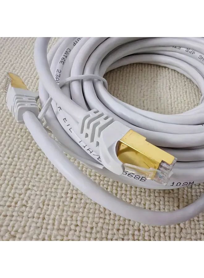High Speed Cat6 Ethernet Cable 39 37inch White Premium Fast Reliable Connectivity - Image 1