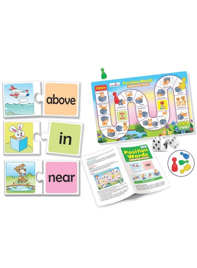 Creative's Position Words | Self-Correcting Match-ups Puzzles | Board Game for Kids | Learning & Educational Fun Game | Reinforce Basic Prepositions | Fun Learning Boards Game | Ages 4 & Up - Image 3