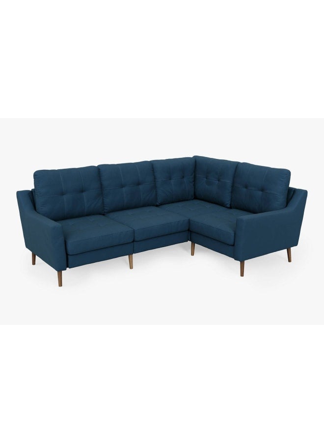 Retro Modern Corner Sofa 296 cm - Blue - Image 1