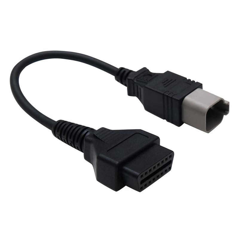 XTPTFABS 6 pin to CAN OBD2 OBDII Diagnostic Tool Cable Adapter Obd2 Motorcycle Adapter Compatible with BRP Moto ATV UTV Motorcycle Bike Clut
