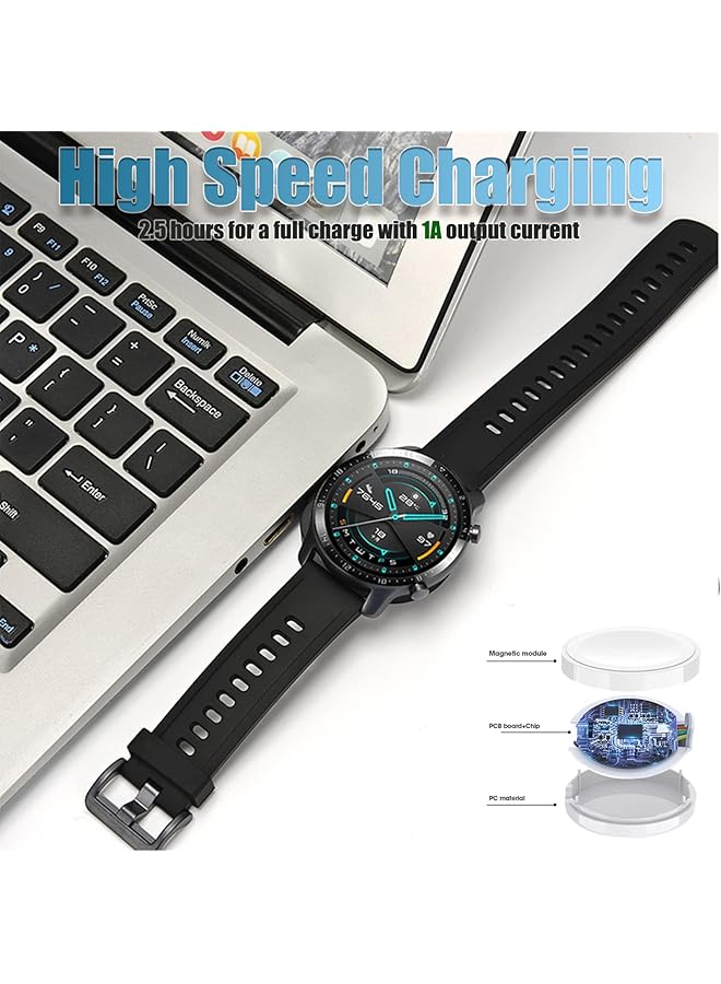 erorex Watch Charger For Huawei Watch Gt Gt2 Gt 2E Honor Watch Magic 2 Honor Watch Dream Honor Watch Gs Pro Black  - Image 5