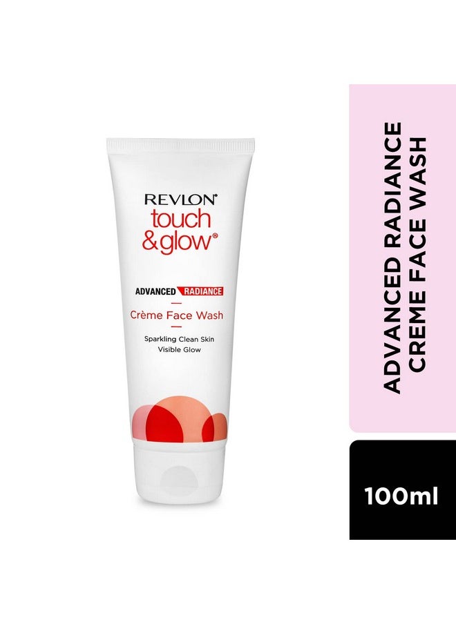Revlon - Touch & Glow Advanced Radiance Crème Face Wash (100 Gm) (Enriched With Vitamins E C & B5 That Moisturize The Skin) - Image 1