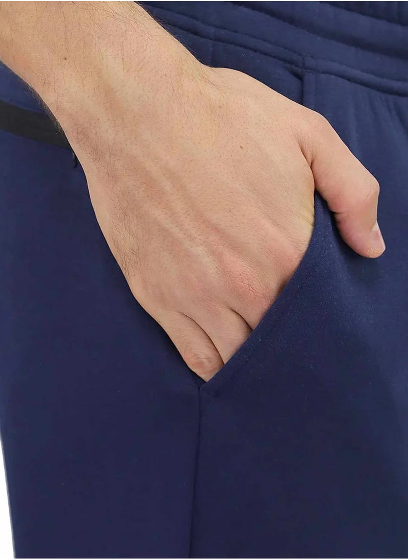 GIORDANO - Interlock Midrise Joggers - Nvay Blue - Image 1