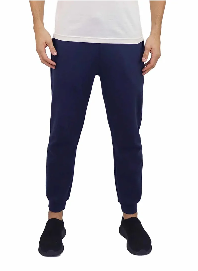 GIORDANO Interlock Midrise Joggers - Nvay Blue