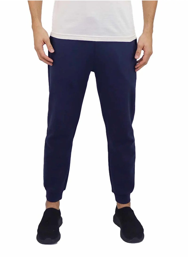 GIORDANO - Interlock Midrise Joggers - Nvay Blue - Image 1