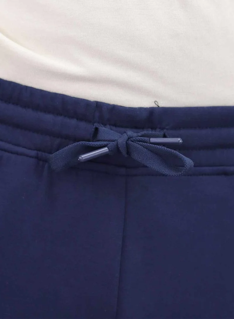 GIORDANO Interlock Midrise Joggers - Nvay Blue