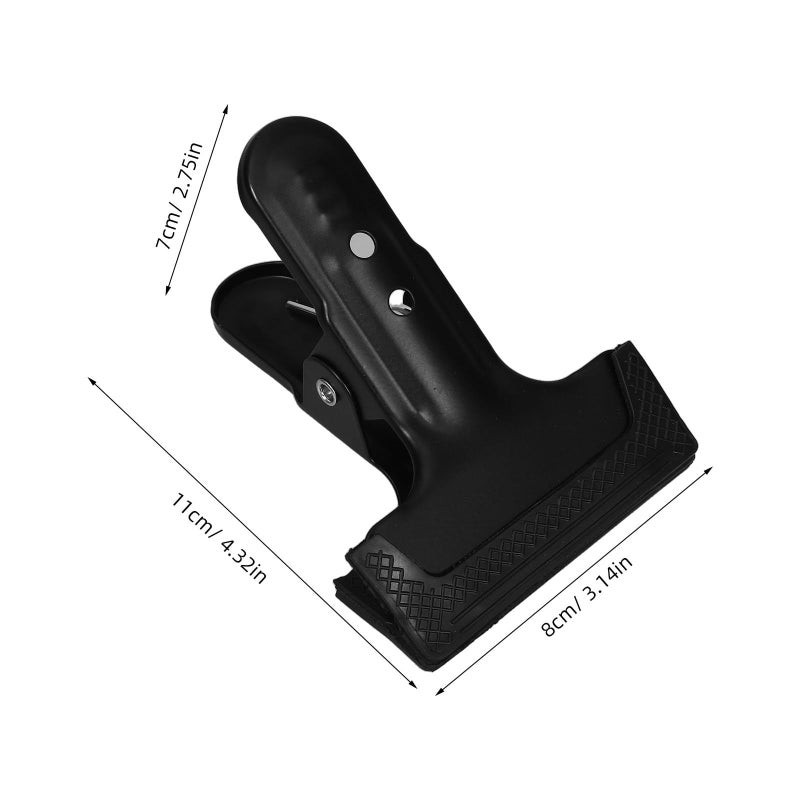10pcs Heavy Duty Metal Spring Clamps Non Slip Rubber Backdrop Clips - Image 3