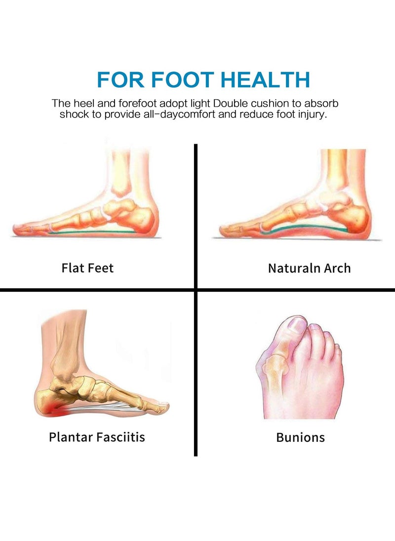 Comfortable Sports Insoles for Work, Memory Foam Design, Breathable and Shock Absorbing Arch Support Insoles, Ideal for Daily Use, Size 42,44 / 29cm