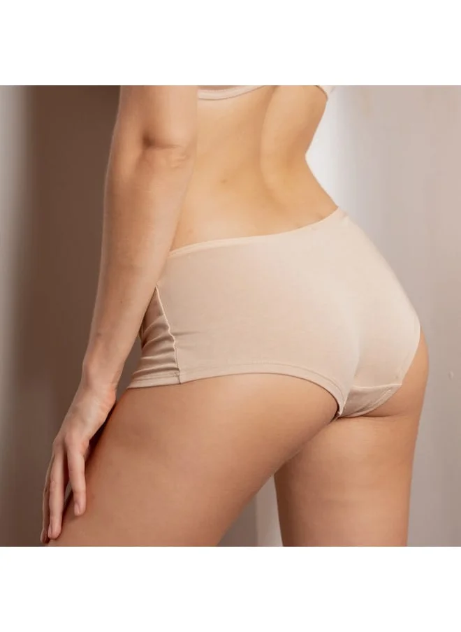 Aadaraya Set of 3 - Aadaraya Solid Hipster Briefs with Elasticated Waistband
