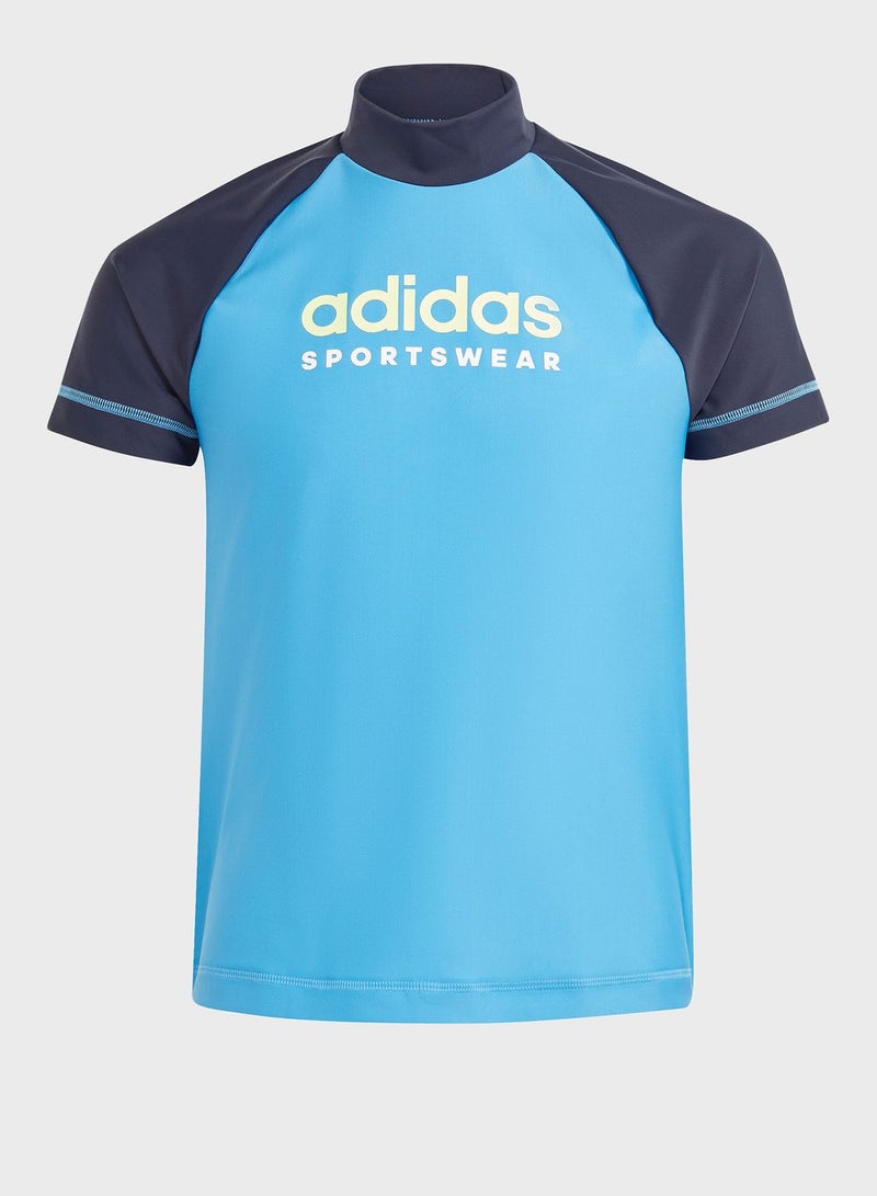 adidas تيشيرت سباحة للأطفال  - Image 1