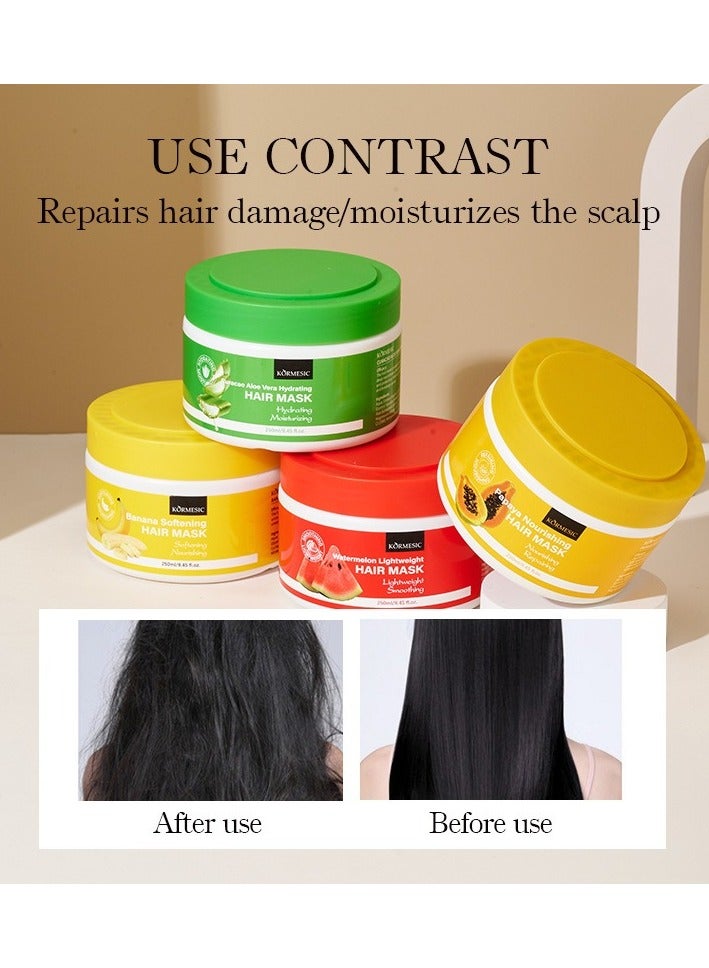 Kormesic قناع شعر مرطب للألوة فيرا 250 مل-مهدئ ومرطب - Image 5