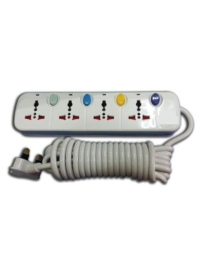 Veto Universal Power Extension Cord 4-way Veto