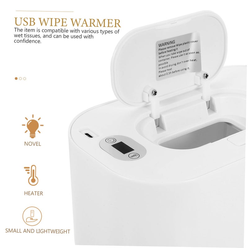 Portable USB Travel Wet Wipe Warmer Safe Material Lightweight Design for Parents Caregivers - Image 4