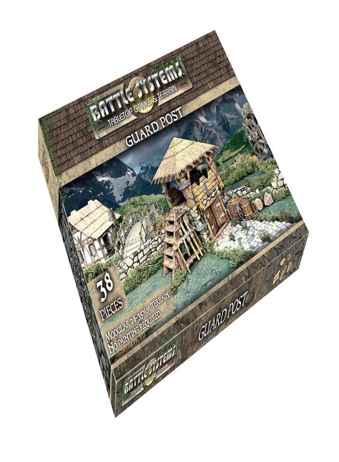 Battle Systems Fantasy Terrain Guard Post - 28-35mm DND D&D RPG Wargames Historical/Fantasy Card Scenery - Image 1