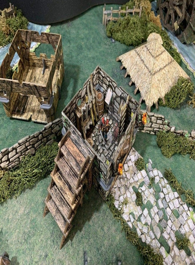 Battle Systems Fantasy Terrain Guard Post - 28-35mm DND D&D RPG Wargames Historical/Fantasy Card Scenery - Image 3